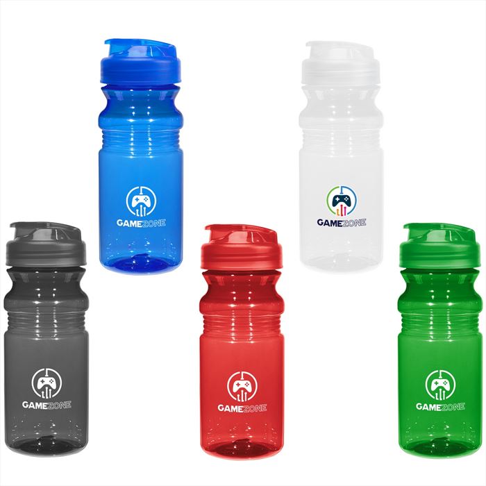 DH5892 Poly-Clear™ 20 Oz. Fitness Bottle With Super Sipper Lid and Custom Imprint